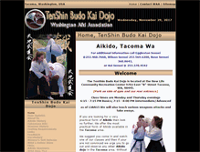 Tablet Screenshot of aikidotacoma.org